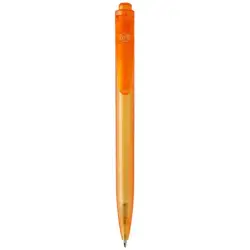 Thalaasa długopis kulkowy z plastiku pochodzącego z oceanów kolor pomarańczowy
