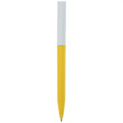 Unix długopis z tworzyw sztucznych pochodzących z recyklingu kolor żółty