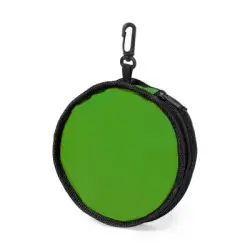 Podwójna miska dla psa RPET, składana kolor zielony