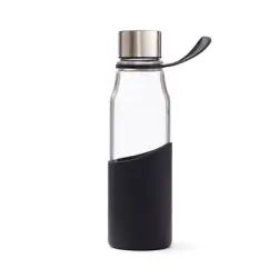 Szklana butelka sportowa 550 ml VINGA Lean kolor czarny