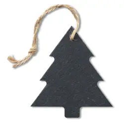 Zawieszka świąteczna - SLATETREE - kolor czarny