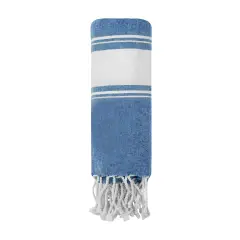 Ręcznik plażowy Botari kolor ciemno niebieski