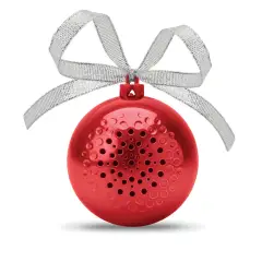 Głośnik  bombka - JINGLE BALL - kolor czerwony